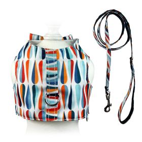 Chic Raindrop Harness Vest with Matching Leash - XS